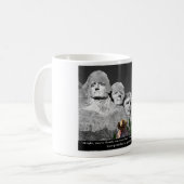 "De presidentiële kwaliteiten van de Donald's" Koffiemok (Voorkant links)