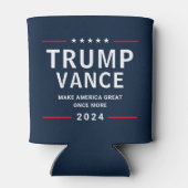 De presidentscampagne van Trump Vance in 2024 Blikjeskoeler (Achterkant)