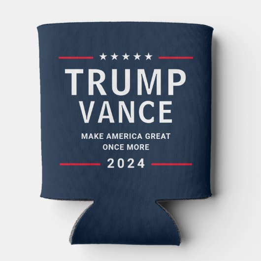 De presidentscampagne van Trump Vance in 2024 Blikjeskoeler (Achterkant)