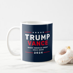 De presidentscampagne van Trump Vance in 2024 Koffiemok
