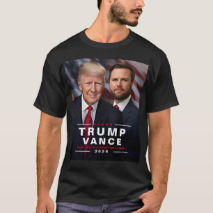 De presidentscampagne van Trump Vance in 2024 T-shirt