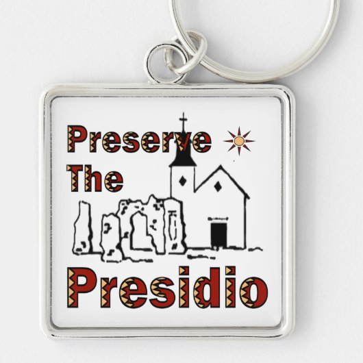 De Presidio-sleutelhanger behouden Sleutelhanger (Voorkant)