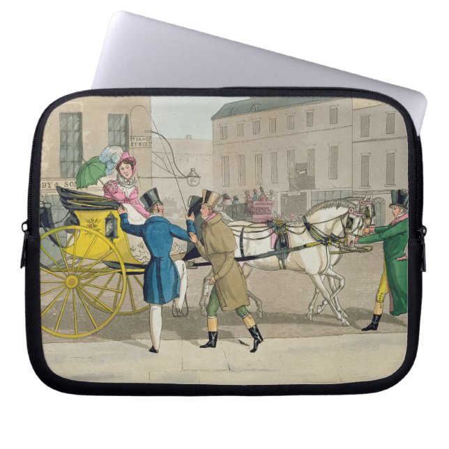 de pressing-uitnodiging van "Fashionable Bores", Laptop Sleeve (Voorkant)