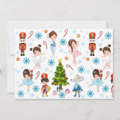 De prestaties van de Nutcracker Photo Ballet Dance Kaart (Achterkant)