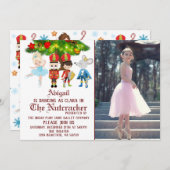 De prestaties van de Nutcracker Photo Ballet Dance Kaart (Voorkant / Achterkant)