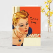 De Pret die van de Kaart van de verjaardag 60 (Gele Bloem)