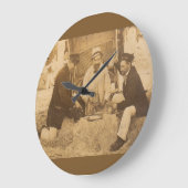 de pret van 1914 op het strand in Duitsland RPPC Grote Klok (Hoek)