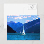 de pret van de vredesvreugde en het gelukkige meer feestdagenkaart (Voorkant / Achterkant)