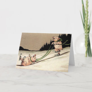 DE PRET VAN DE WINTER FEESTDAGEN KAART