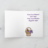 De Pret van Pasen - Wenskaart Feestdagen Kaart (Binnen)