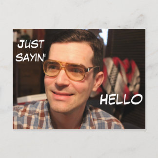 De pretbriefkaart van Sayin enkel A Feestdagenkaart