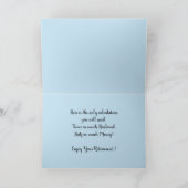 De prethumor van de pensionering tweemaal zo veel kaart (Binnen)