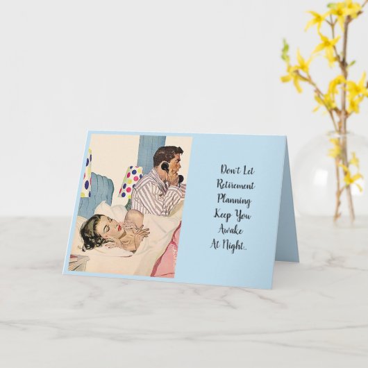 De prethumor van de pensionering tweemaal zo veel kaart (Gele Bloem)