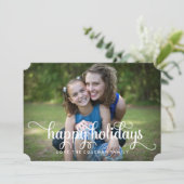 De prettige feestdagen (plural:) Elegante Kaart (Staand voorkant)