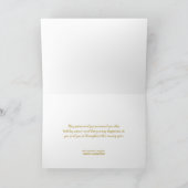 De prettige feestdagen (plural:) Gouden Speciale Kaart (Binnen)