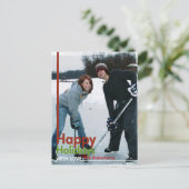 De prettige feestdagen (plural:) Grote Kaart van (Staand voorkant)