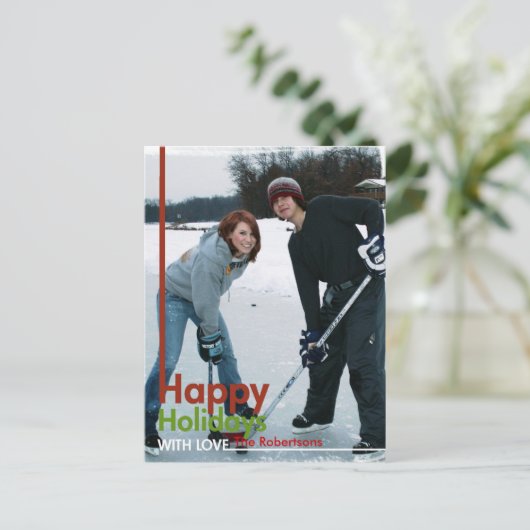 De prettige feestdagen (plural:) Grote Kaart van (Staand voorkant)