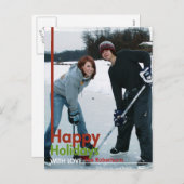 De prettige feestdagen (plural:) Grote Kaart van (Voorkant / Achterkant)