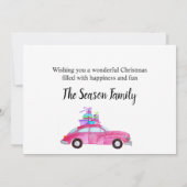 De prettige feestdagen (plural:) Klassieke Kaart (Achterkant)