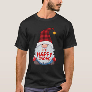 De prettige koepel die de familie kerstmis aanpast t-shirt