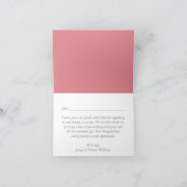 De Pretty Peony Bloemige Trouwcollectie Bedankkaart (Binnen)