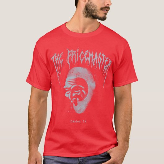 De Pricemaster retro grappig T-shirt (Voorkant)