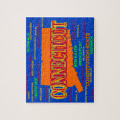 De Pride Kaart van de Staat van de Connecticut Ste Legpuzzel (Verticaal)