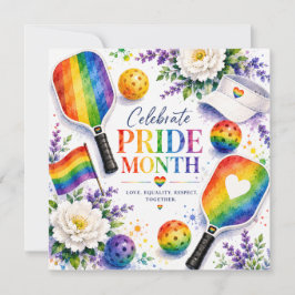 De Pride Pickleball Regenboog thema Kaart
