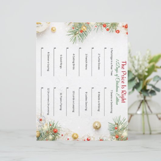 De prijs is goed - 12 dagen van de kerst editie (Staand voorkant)