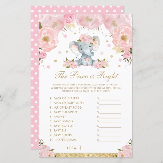 De prijs is het juiste spel (Voorkant / Achterkant)