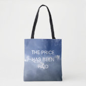 De prijs is Inspirerend Christelijk betaald Tote Bag (Voorkant)