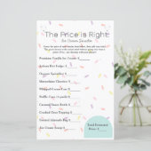 De prijs is juist Ice Cream Sundae Game Kaart (Staand voorkant)