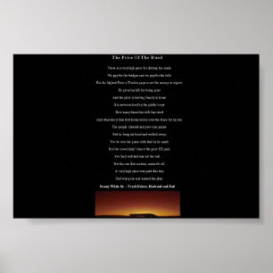 De prijs van de weg poster