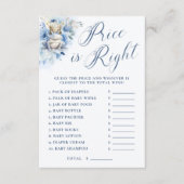 De prijs van een kleine Prince Royal Blue Shower i Informatiekaartje (Voorkant)