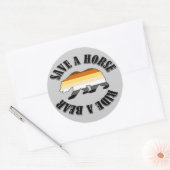 DE PRIJS VAN HET BEER VAN HET BEER VAN DE GAY SPEE RONDE STICKER (Envelop)