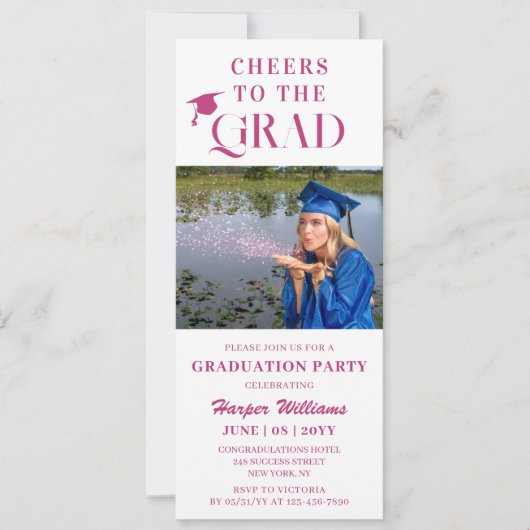 De prijzen aan het Afstudeerder Trendy Modern het  Kaart (Voorkant)