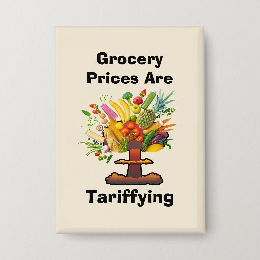 De prijzen van de boodschappen zijn tarifering button (Voorkant)