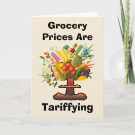 De prijzen van de boodschappen zijn tarifering kaart