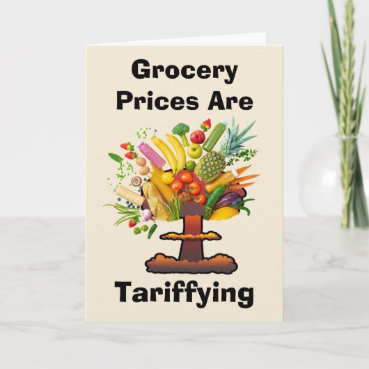 De prijzen van de boodschappen zijn tarifering kaart (Voorkant)