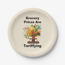 De prijzen van de boodschappen zijn tarifering papieren bordje