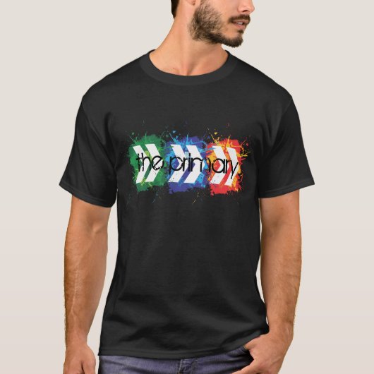 De primaire, primaire kleuren Logo T-shirt (Voorkant)