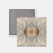 De Primal OM Abstracte Bloemen Magneet (Voorkant / Achterkant)