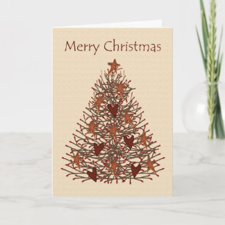 De primitieve Kaart van de Visie van de Kerstboom