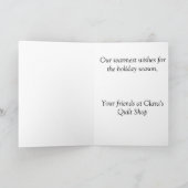 De primitieve Sneeuwman van de Engel met de Feestdagen Kaart (Binnen)