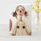 De primitieve VolksKaart van de Verjaardag van de Kaart (Gele Bloem)