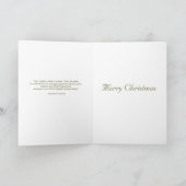 De primitieve VolksKerstkaart van Doll van de Feestdagen Kaart (Binnen)