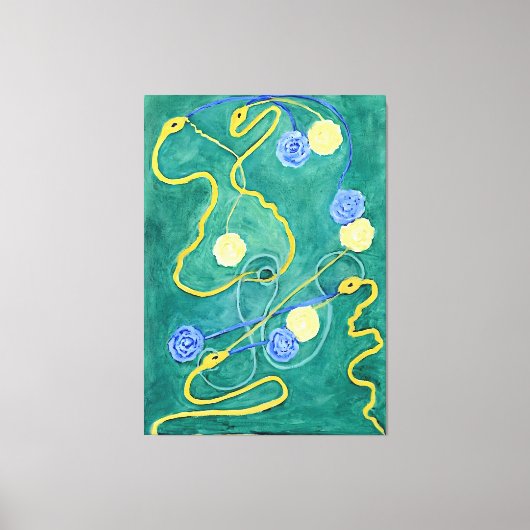 De Primordiale Chaos van Hilma af Klint Canvas Afdruk (Voorkant)