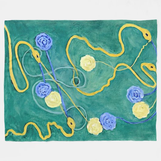 De Primordiale Chaos van Hilma af Klint Fleece Deken (Voorkant (Horizontaal))