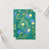 De Primordiale Chaos van Hilma af Klint Kaart (Voorkant / Achterkant in situ)