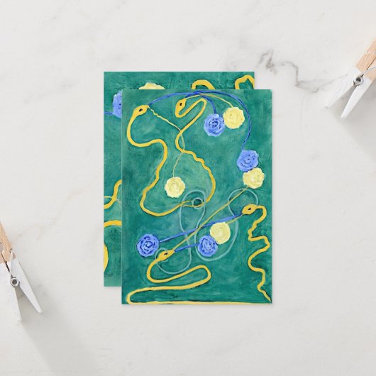 De Primordiale Chaos van Hilma af Klint Kaart (Voorkant / Achterkant in situ)